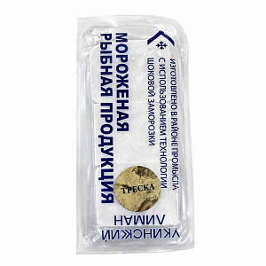 Филе трески без кожи  замороженное 325гр